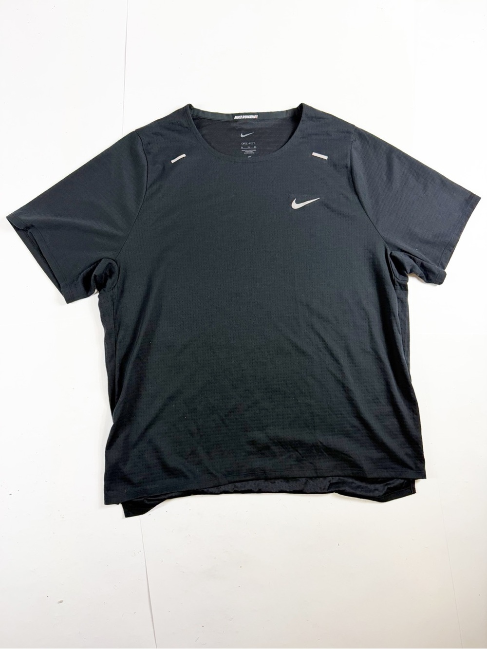Nike Men’s Black Reflective Dri-FIT Training Tee XL